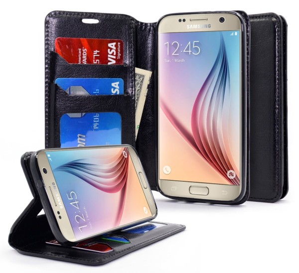 Galaxy S7 Fold Wallet Black